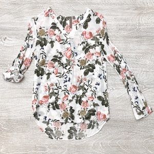 Brina & Em Floral Blouse